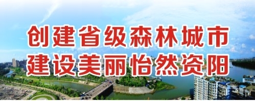 看看别人操大骚逼的创建省级森林城市 建设美丽怡然资阳